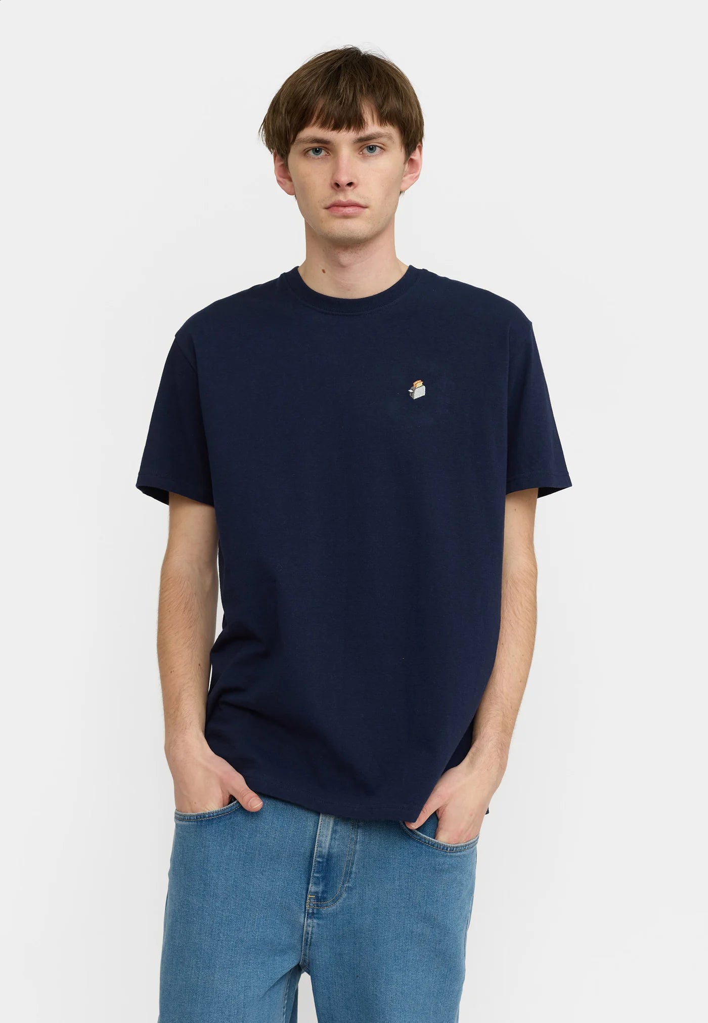 T-Shirt 1425 Toast Navy Mélange RVLT