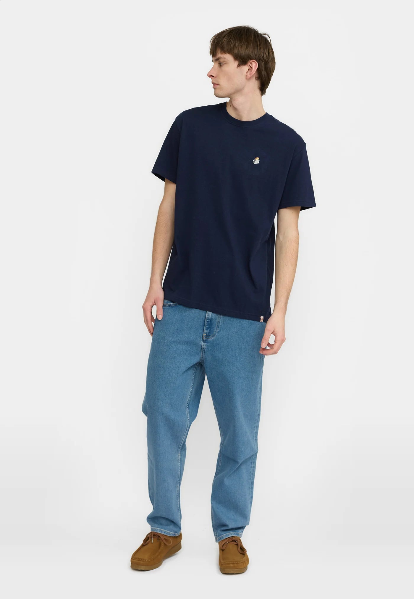T-Shirt 1425 Toast Navy Mélange RVLT