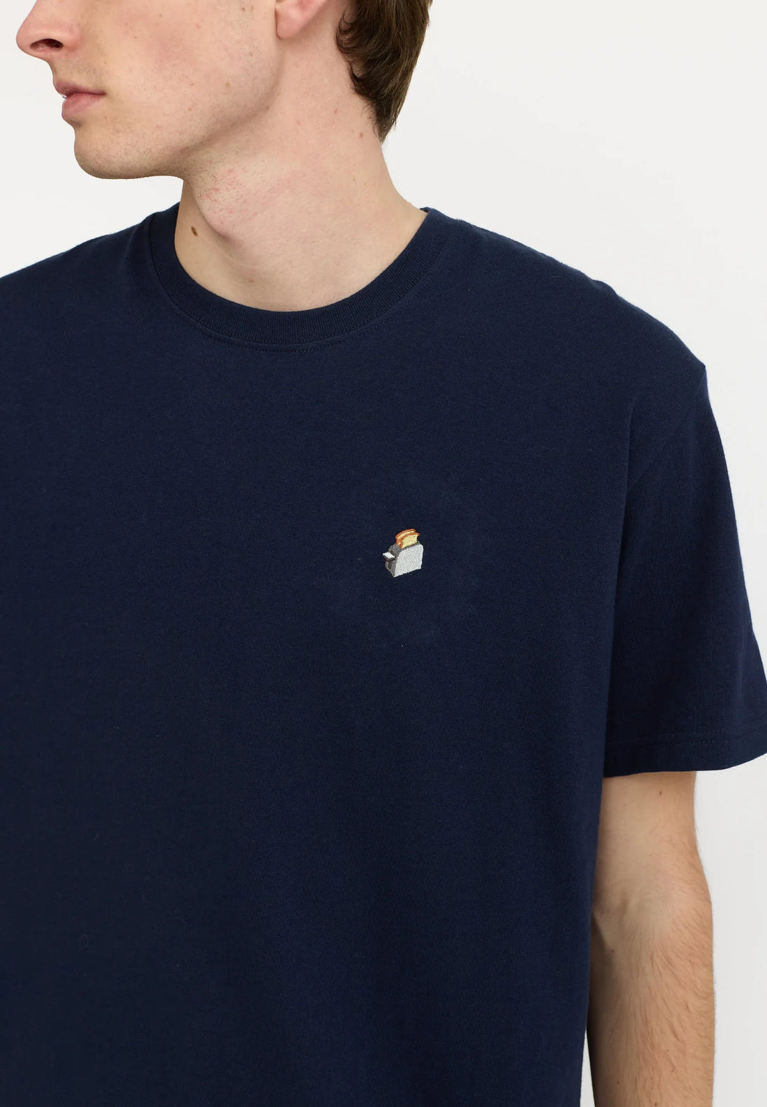 T-Shirt 1425 Toast Navy Mélange RVLT