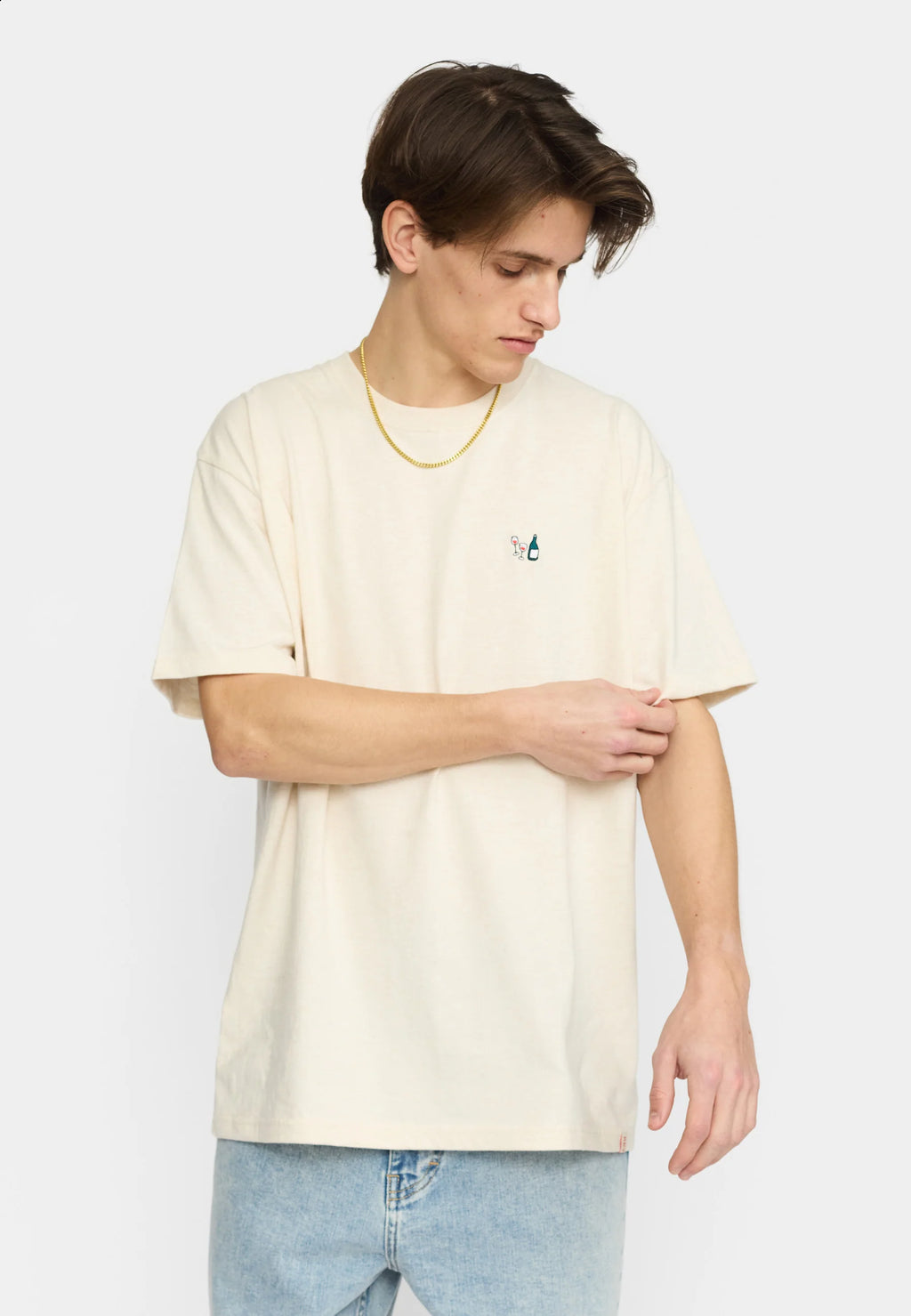 T-Shirt 1433 Vinno White Mel RVLT