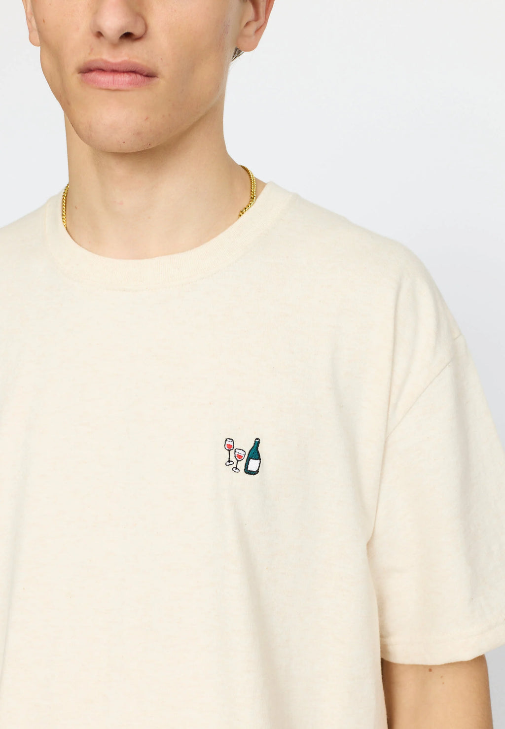 T-Shirt 1433 Vinno White Mel RVLT
