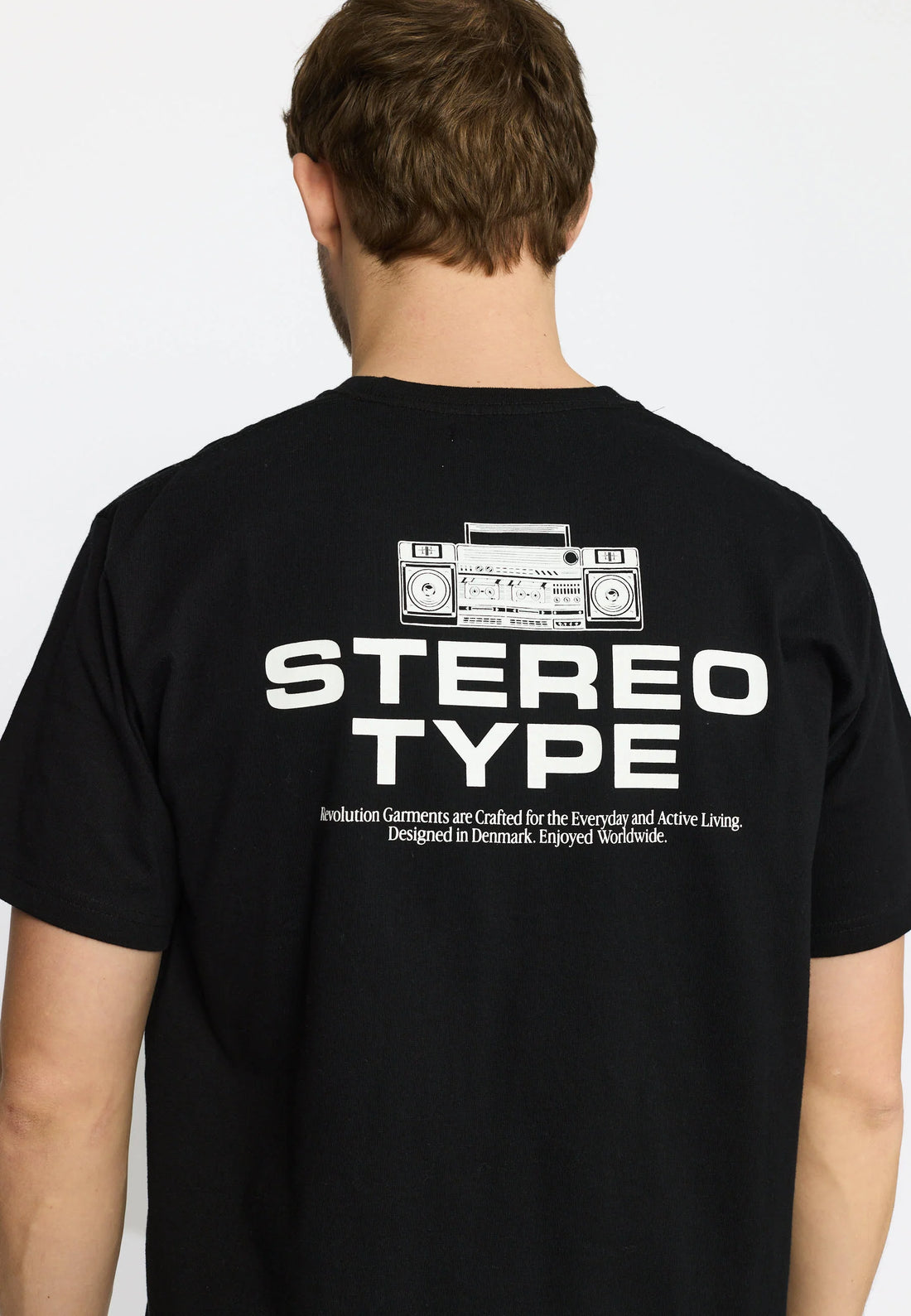T-Shirt 1436 Stereo Noir RVLT
