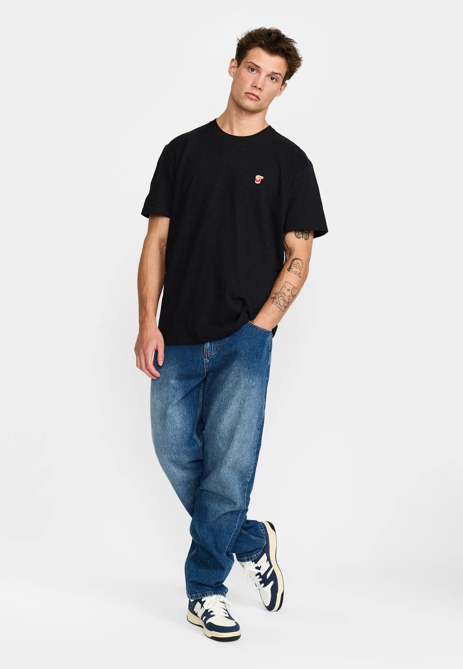 T-Shirt 1456 Negroni Noir Mélange RVLT
