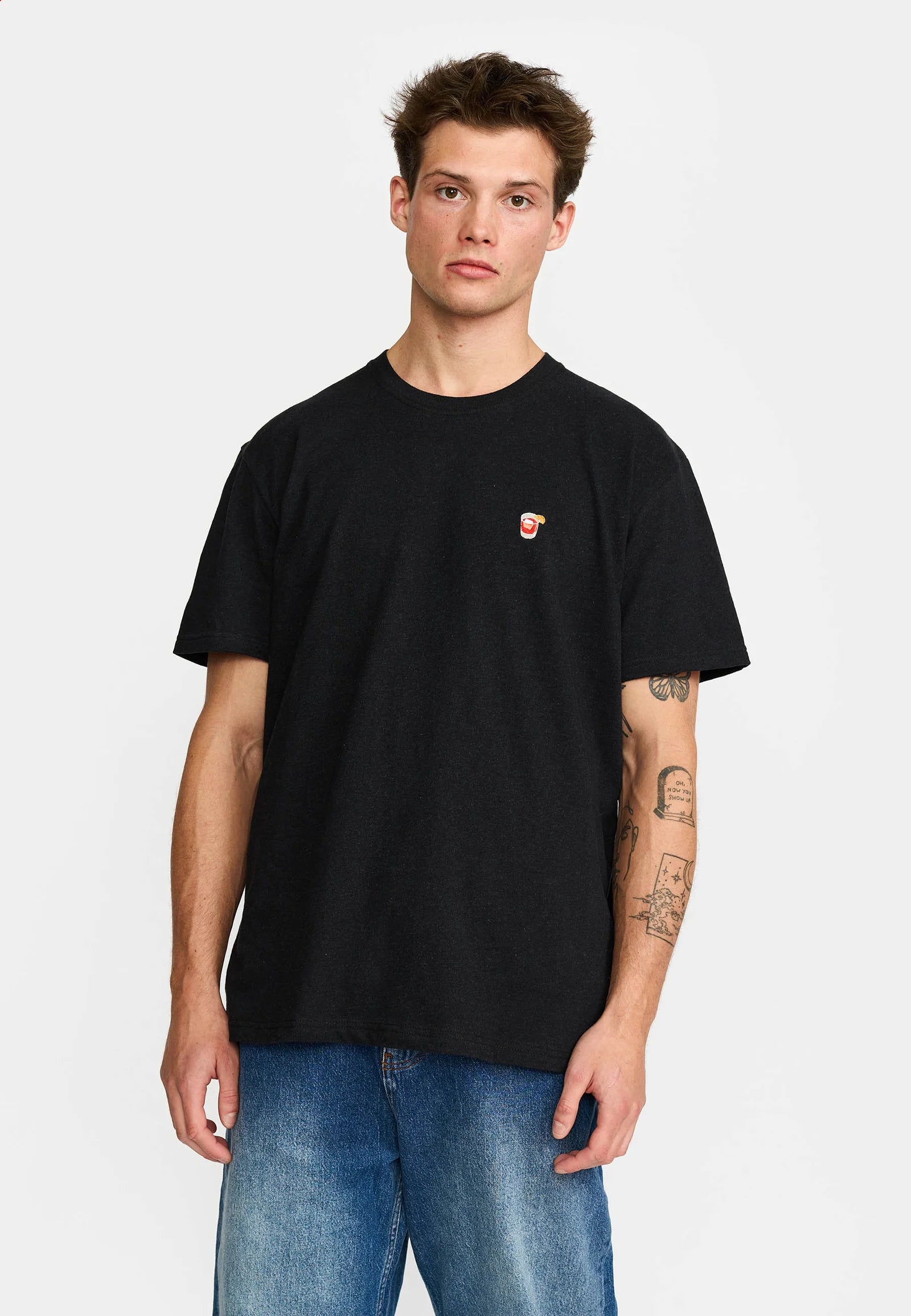 T-Shirt 1456 Negroni Noir Mélange RVLT