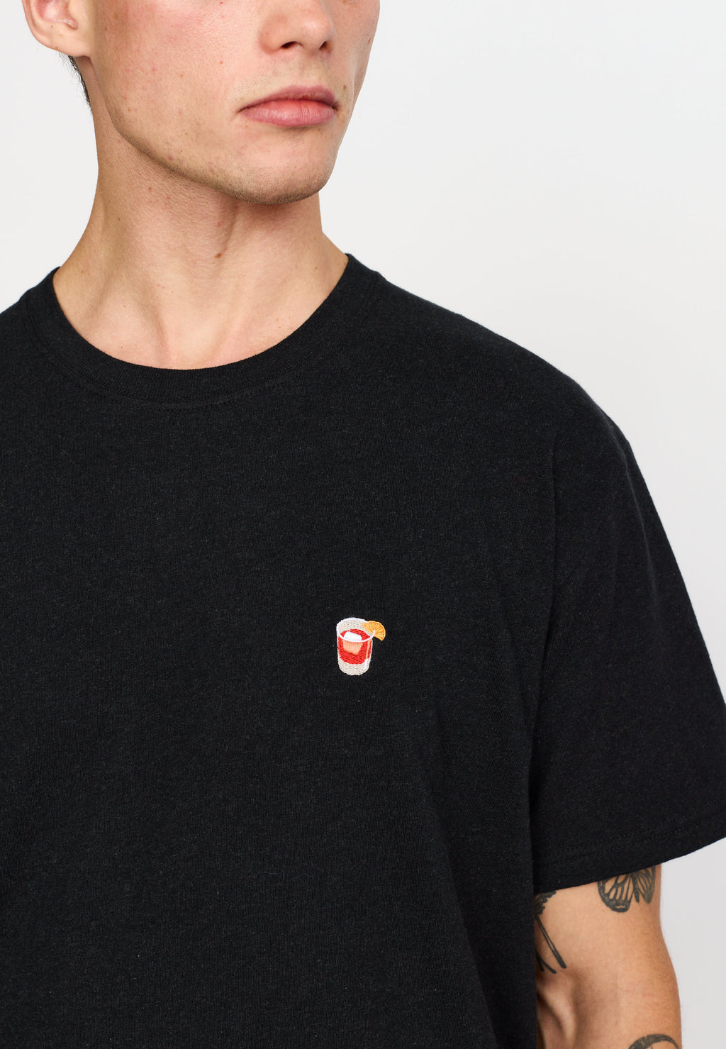 T-Shirt 1456 Negroni Noir Mélange RVLT