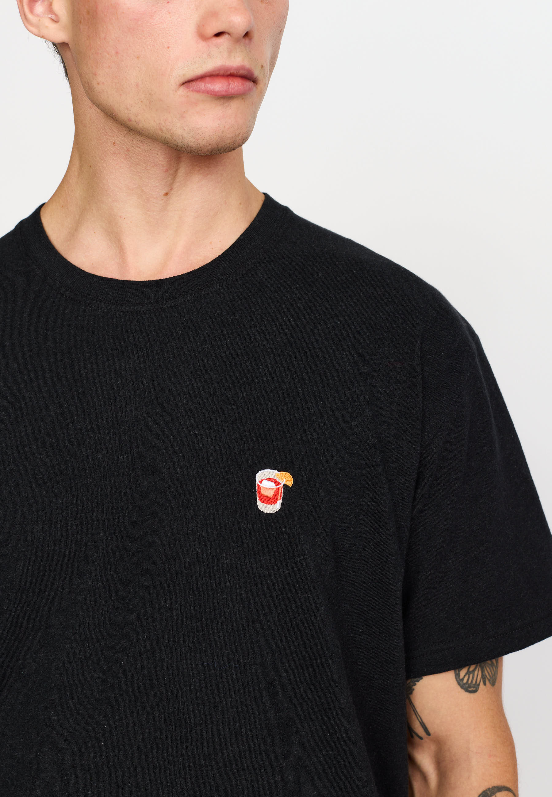 T-Shirt 1456 Negroni Noir Mélange RVLT