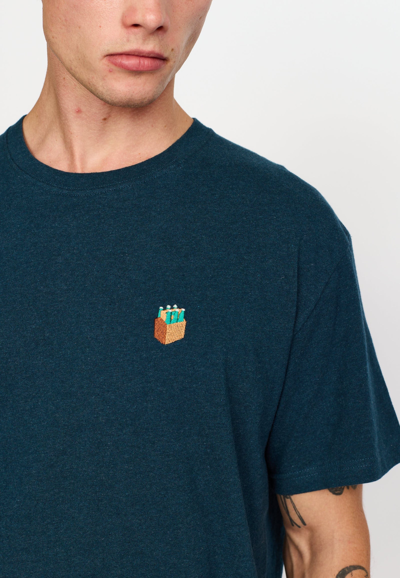 T-Shirt 1456 Six Pack Bleu Petrol Foncé RVLT