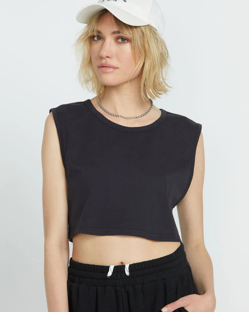 Volcom Vintage Black Muscle Top