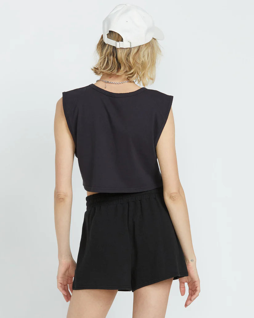 Volcom Vintage Black Muscle Top