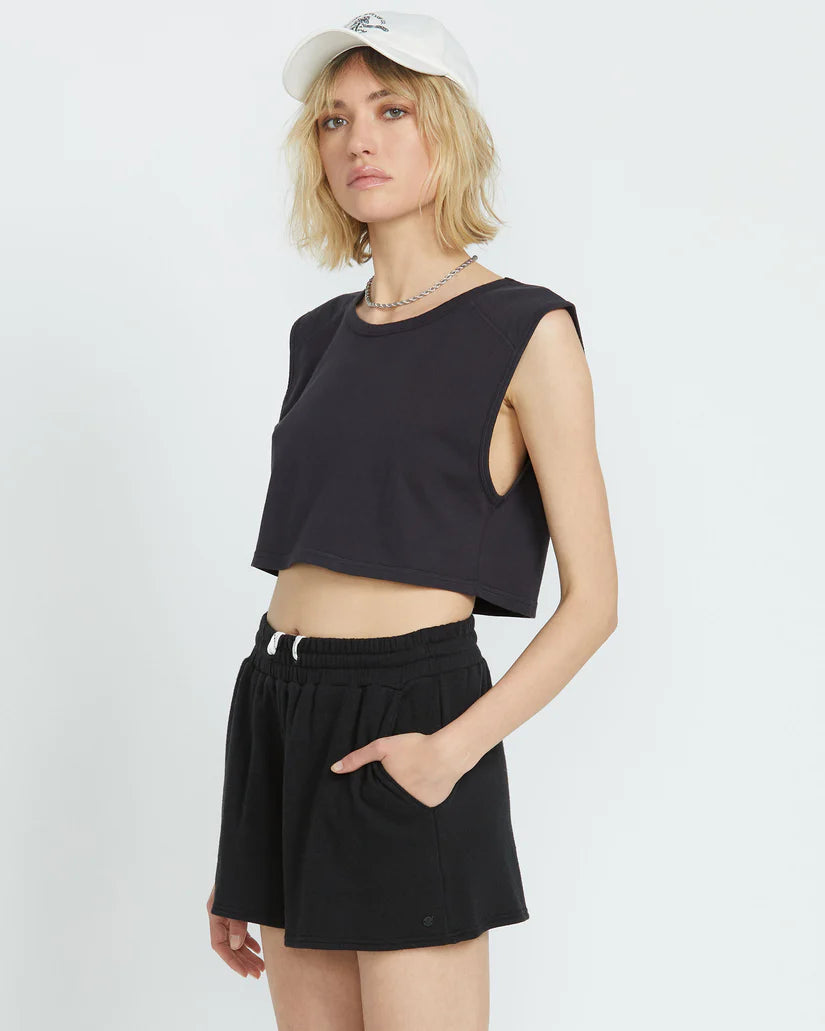 Volcom Vintage Black Muscle Top