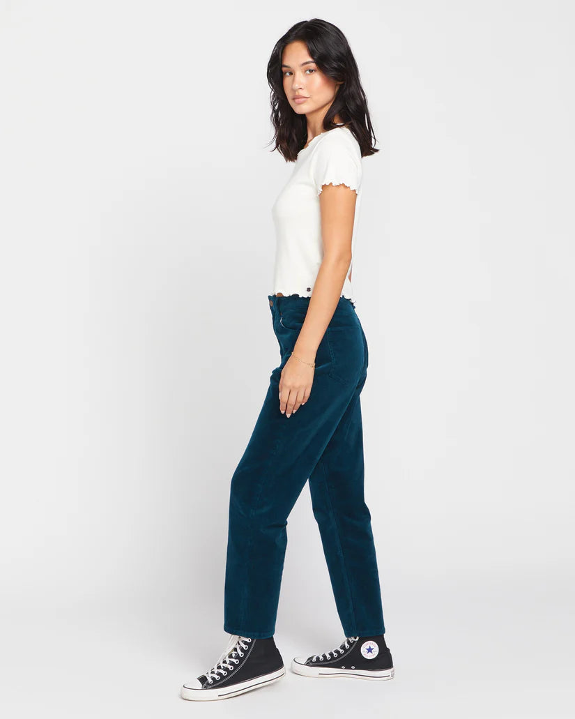 Volcom Stoned Straight Midnight Green Pants