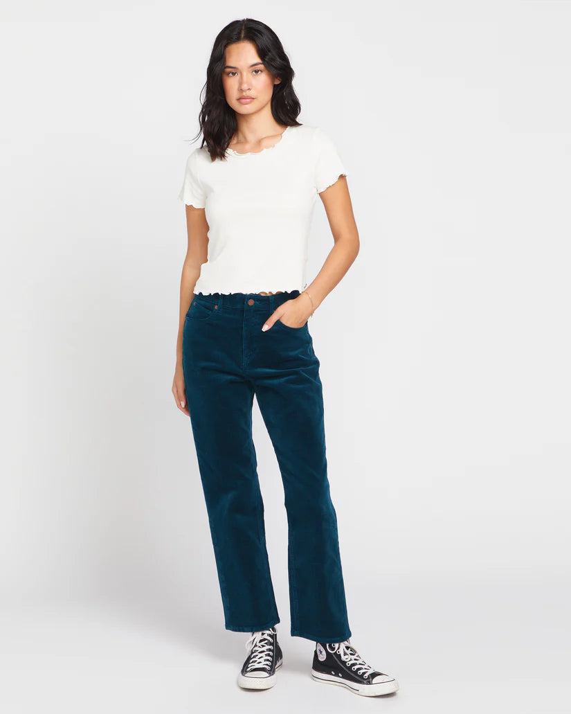 Volcom Stoned Straight Midnight Green Pants