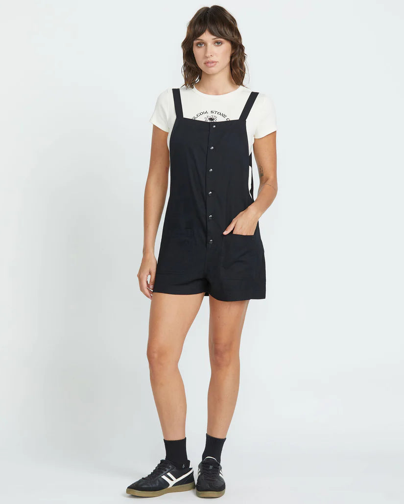 Jumpsuit Stone Strut Noir Volcom