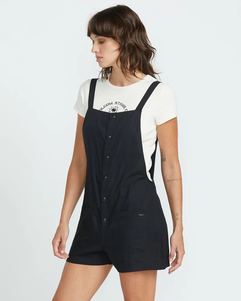 Jumpsuit Stone Strut Noir Volcom