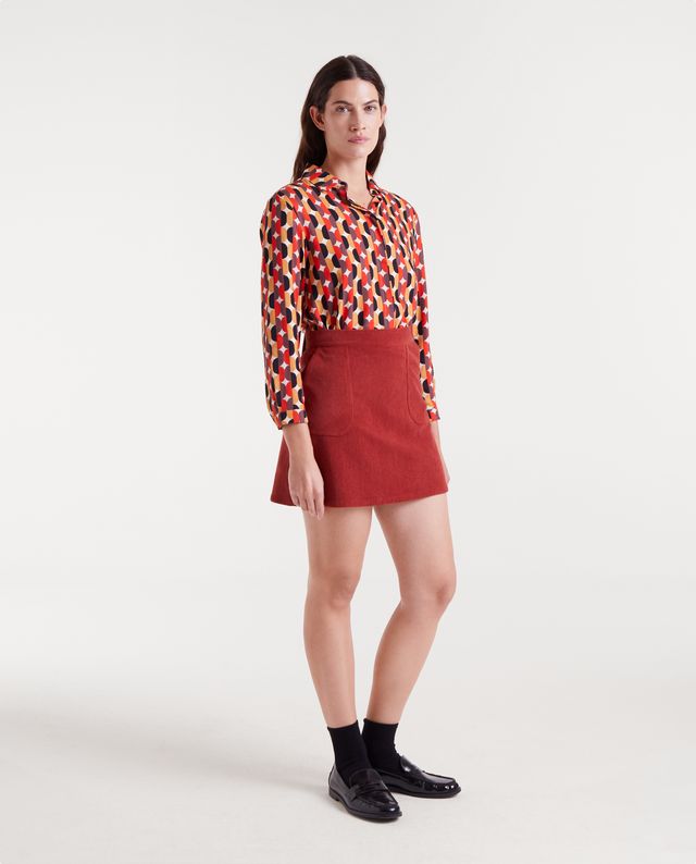 Tina Red Multi Compania Fantastica Shirt