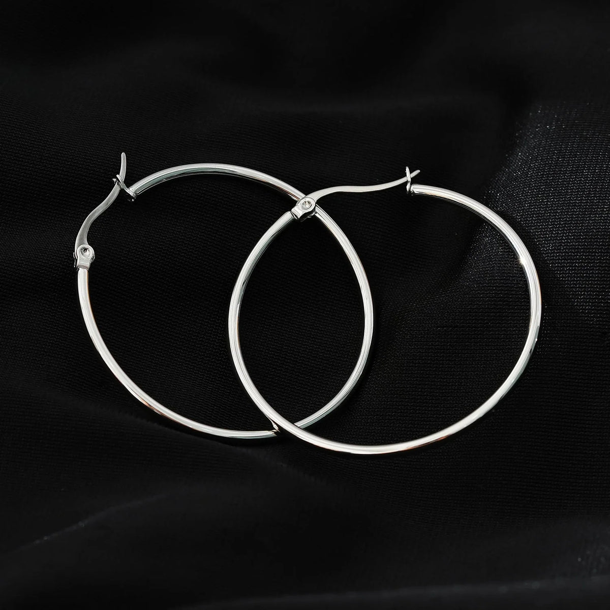 Boucle D'Oreilles Bianca Argent Hackney Nine