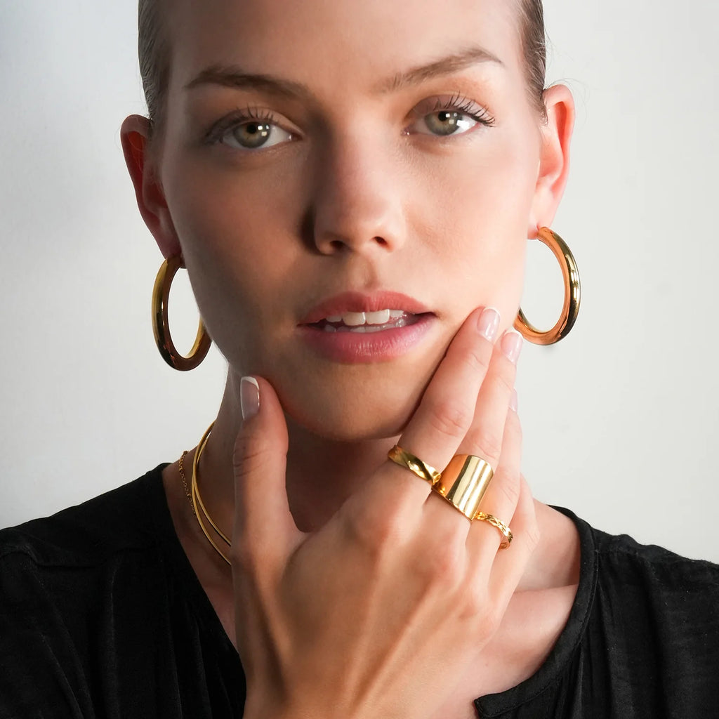 Boucles D'Oreilles Boboyi Or Hackney Nine