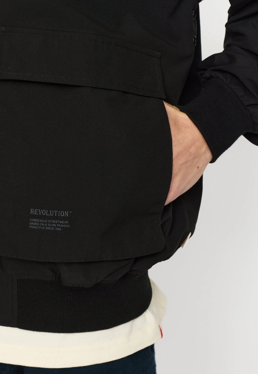 Manteau 7861 Bomber Noir RVLT