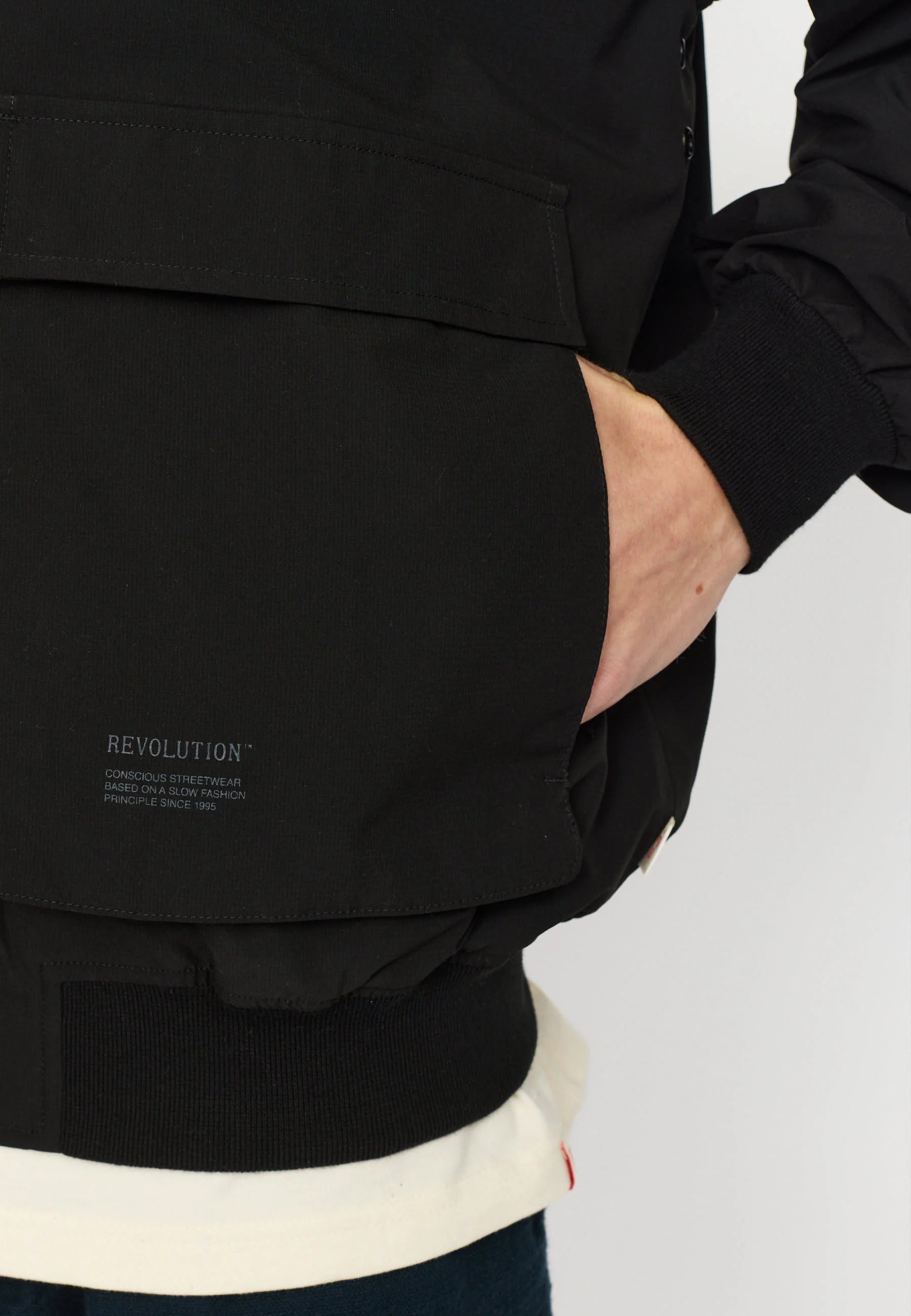 Coat 7861 Bomber Black RVLT