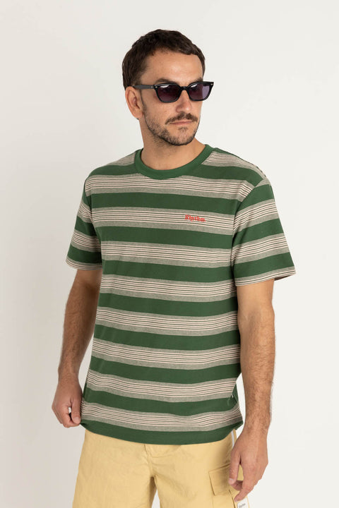 Rhythm Natural Stripe Echo T-Shirt