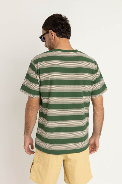 Rhythm Natural Stripe Echo T-Shirt