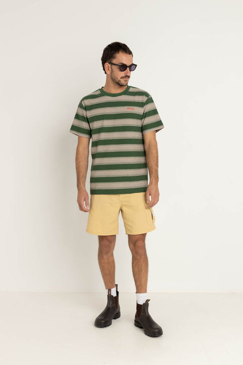 Rhythm Natural Stripe Echo T-Shirt