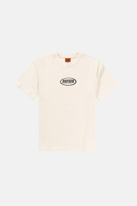 T-Shirt Elliptic Printed Vintage Ecru Rhythm