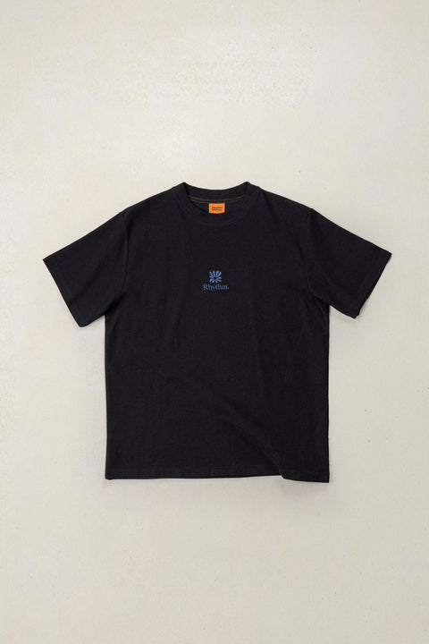 T-Shirt Kinetic Vintage Terry Noir Rhythm