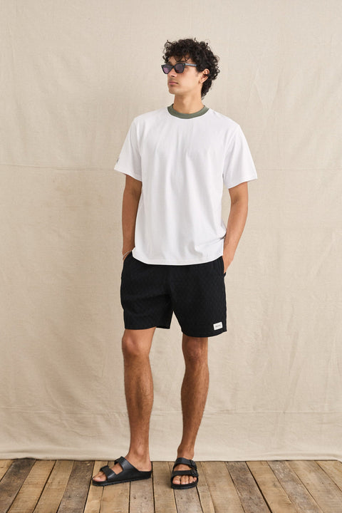 T-Shirt Merge Vintage Blanc Rhythm