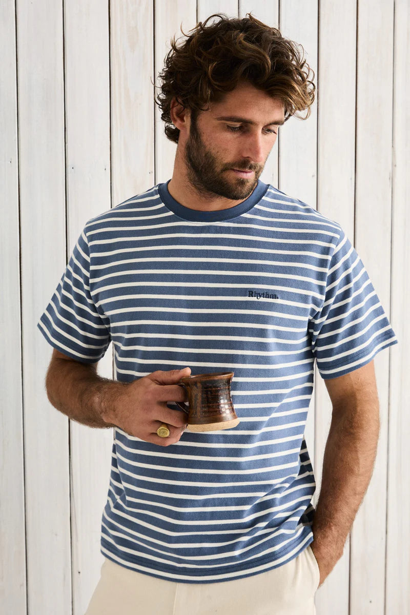 T-Shirt Chasm Bleu/Blanc Rhythm