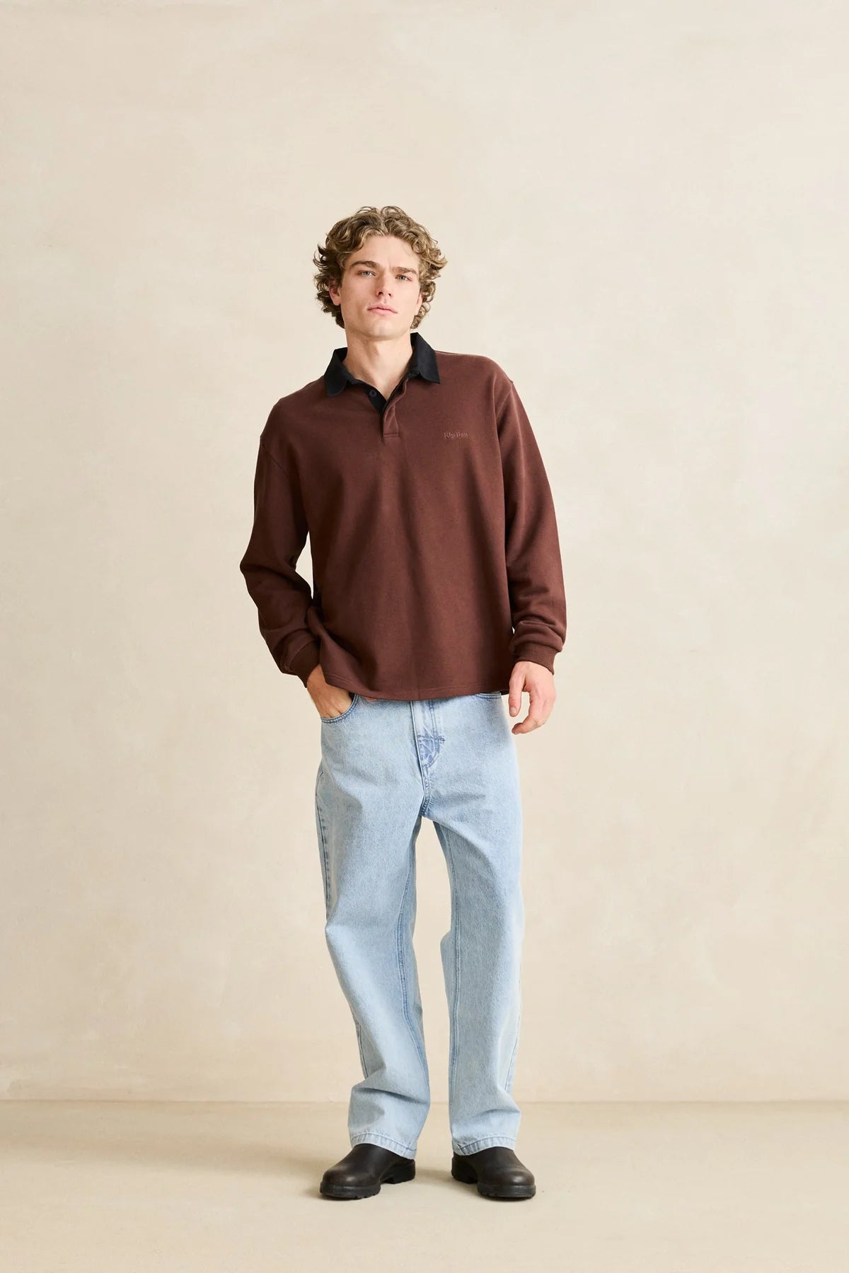 Chandail Koa Rugby Polo Brun Rhythm