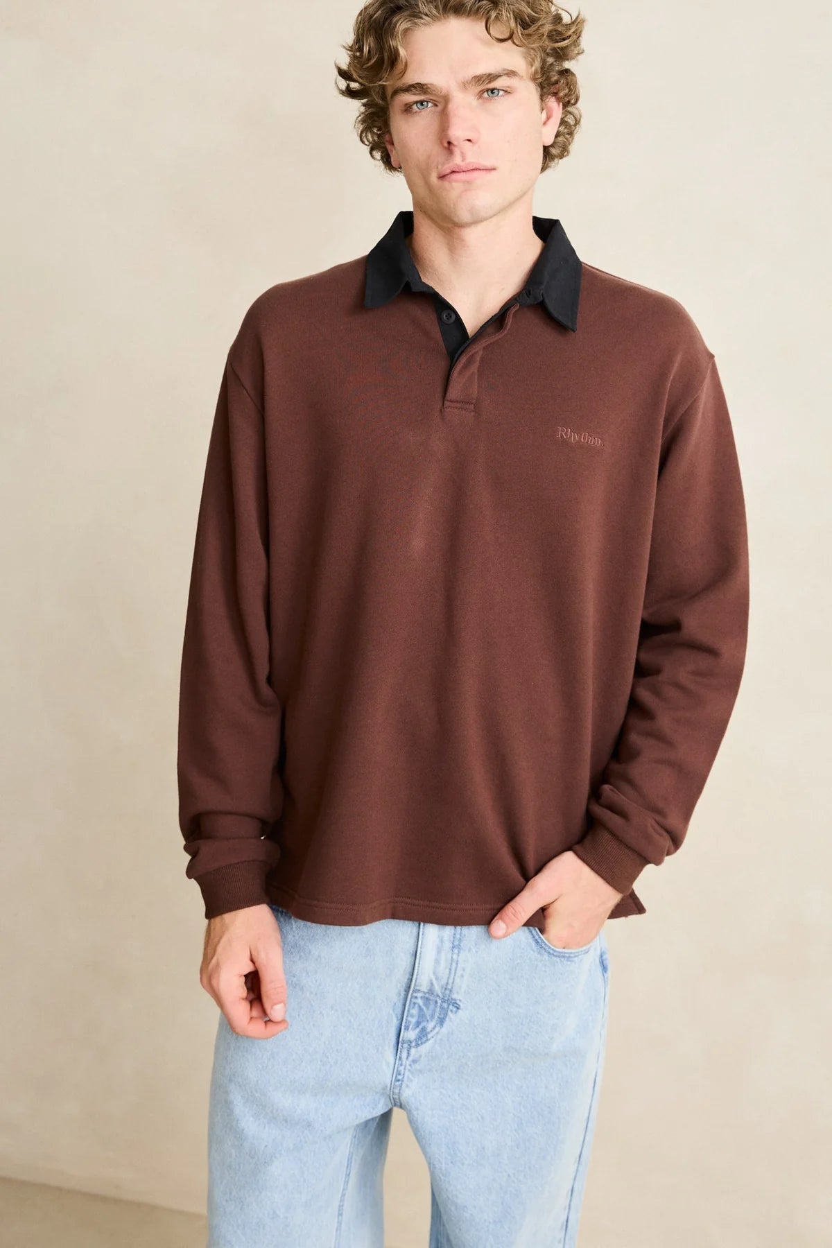 Chandail Koa Rugby Polo Brun Rhythm