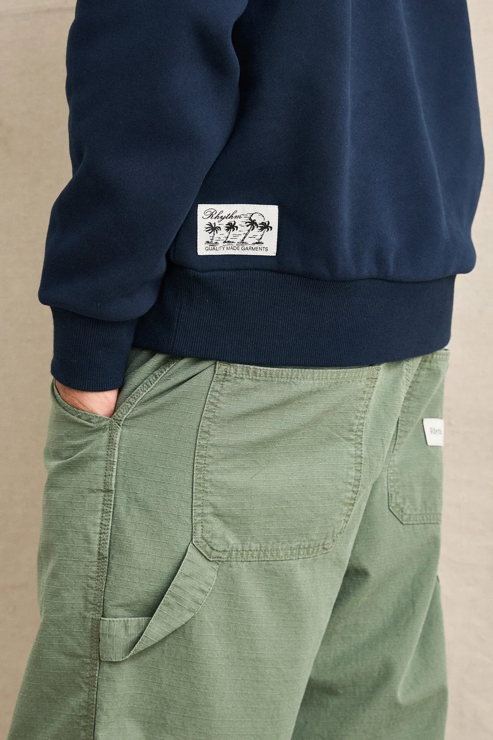Chandail Pacific Vintage Fleece Bleu Rhythm