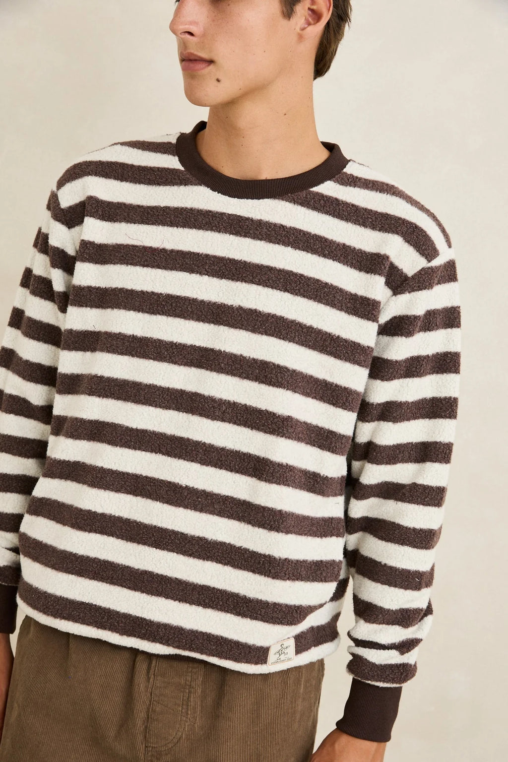 Stria Sherpa Fleece Rhythm Sweater