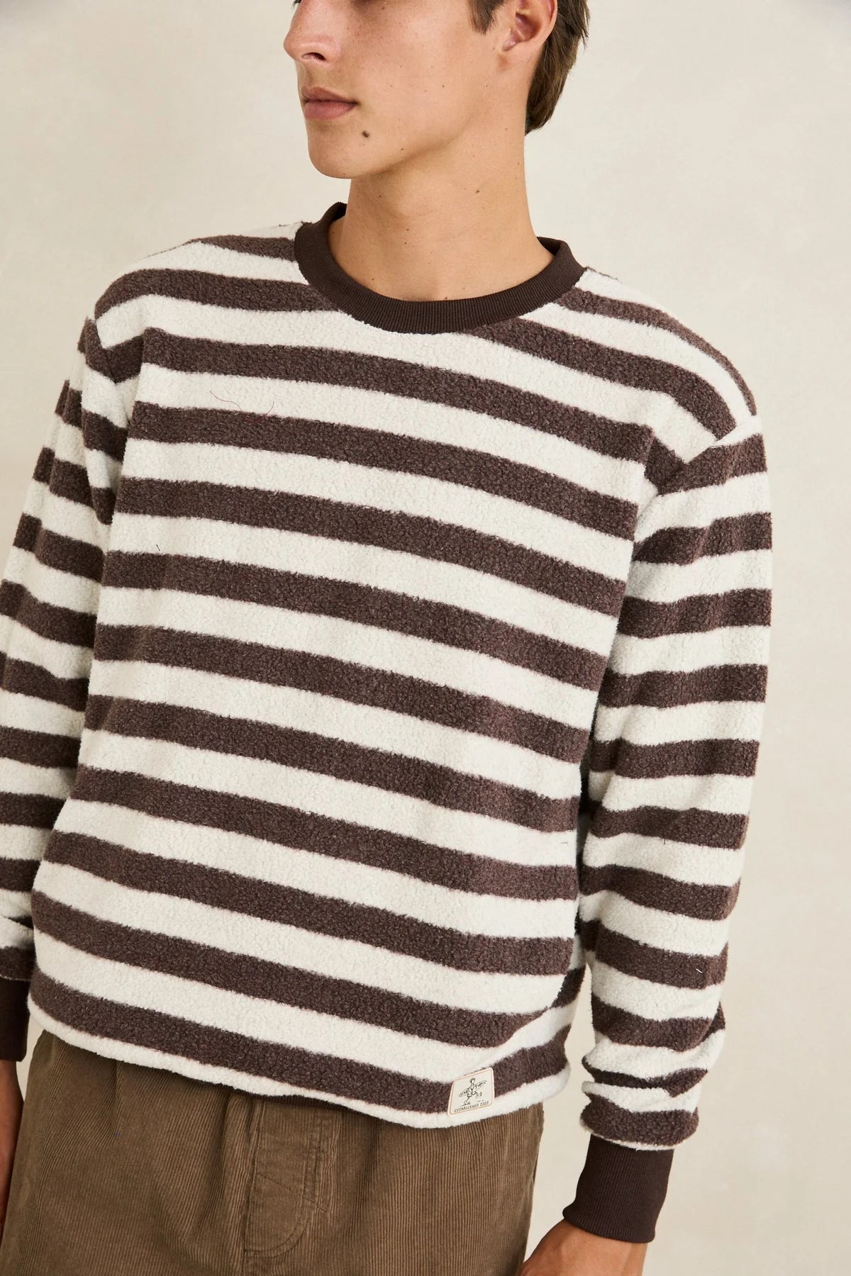 Stria Sherpa Fleece Rhythm Sweater