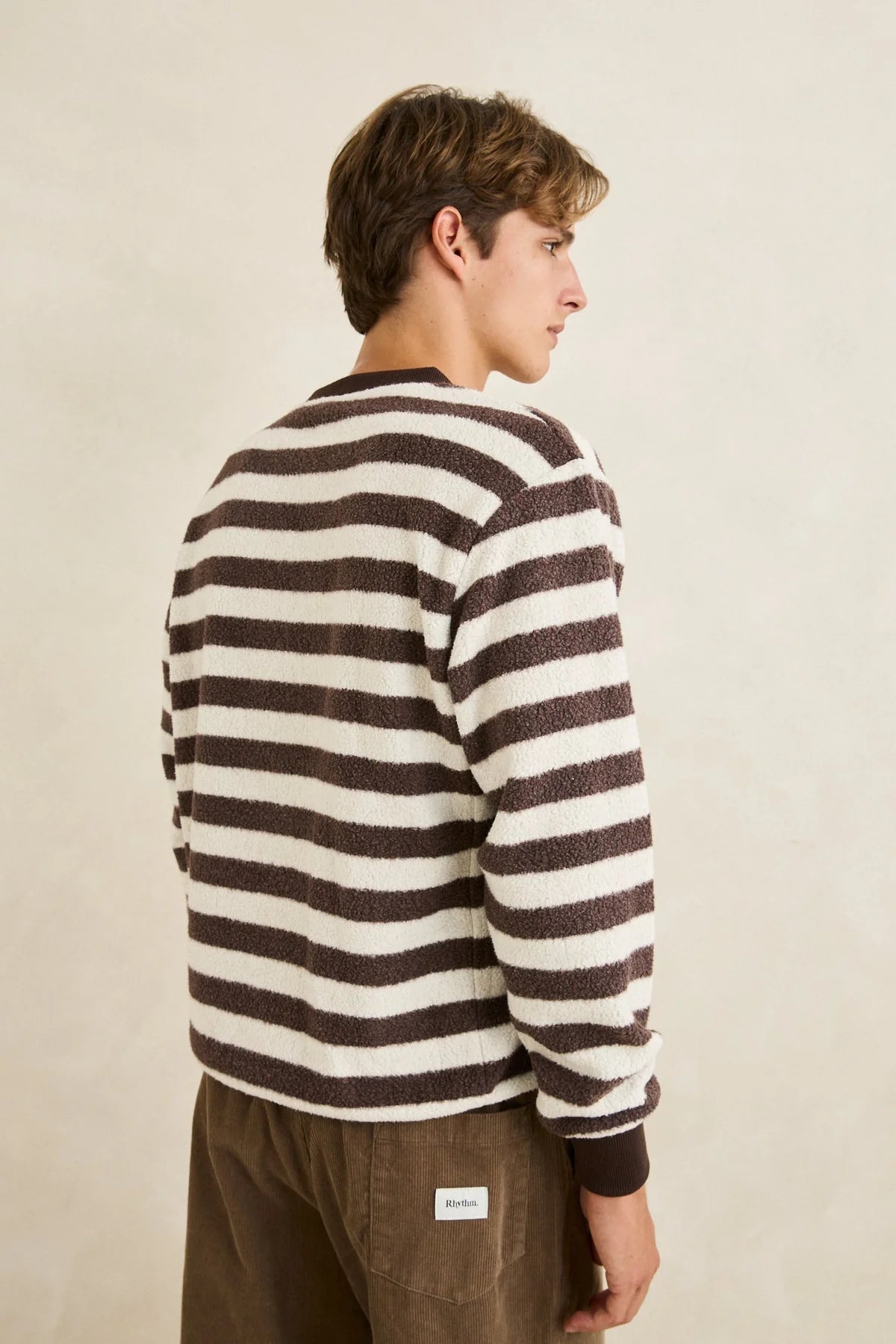 Stria Sherpa Fleece Rhythm Sweater