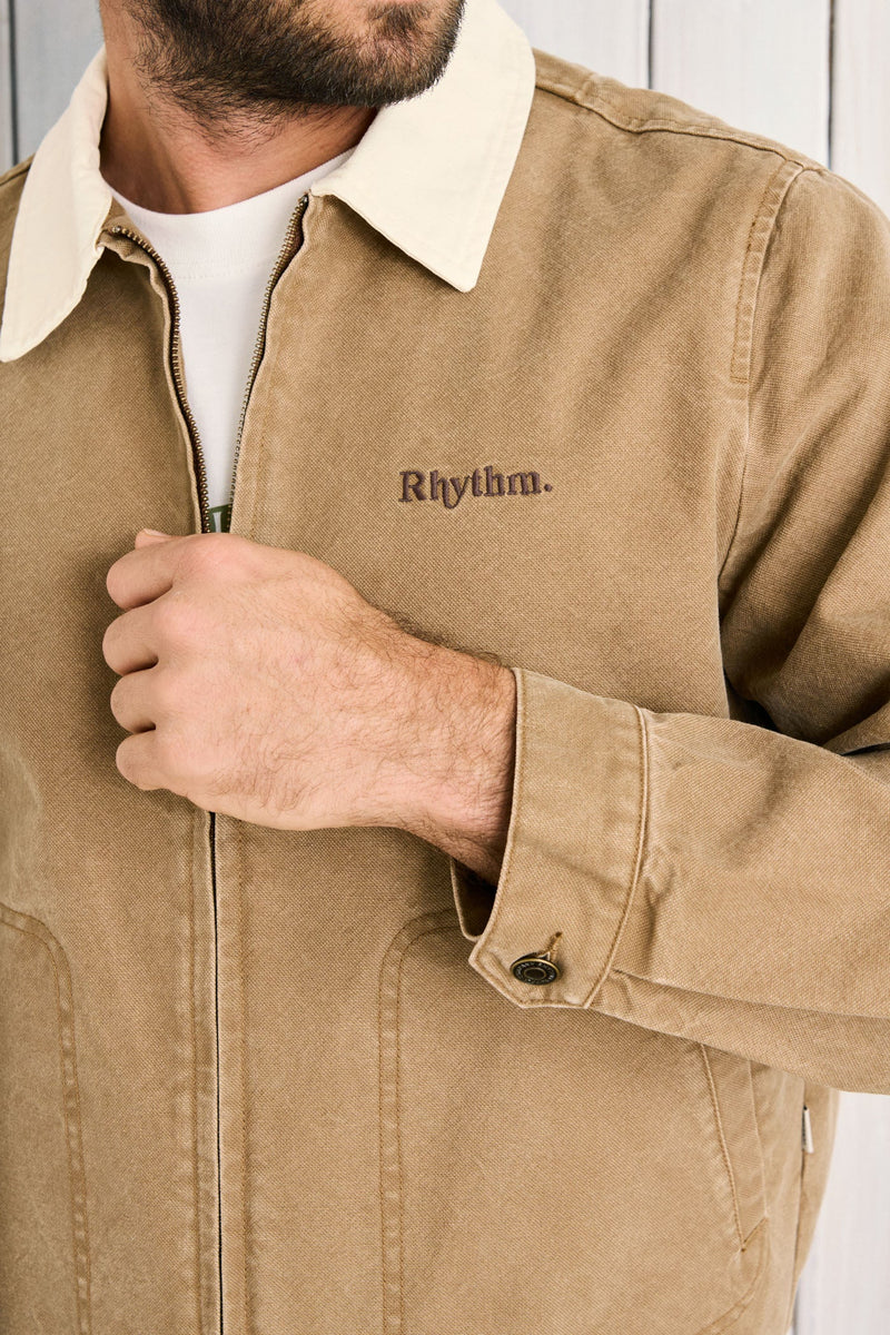 Manteau Cultivateur Canvas Camel Rhythm