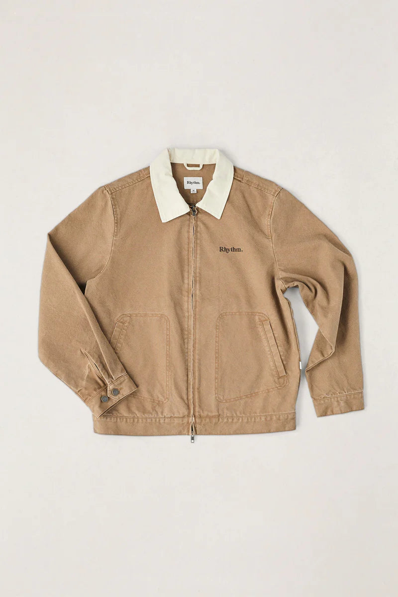 Manteau Cultivateur Canvas Camel Rhythm