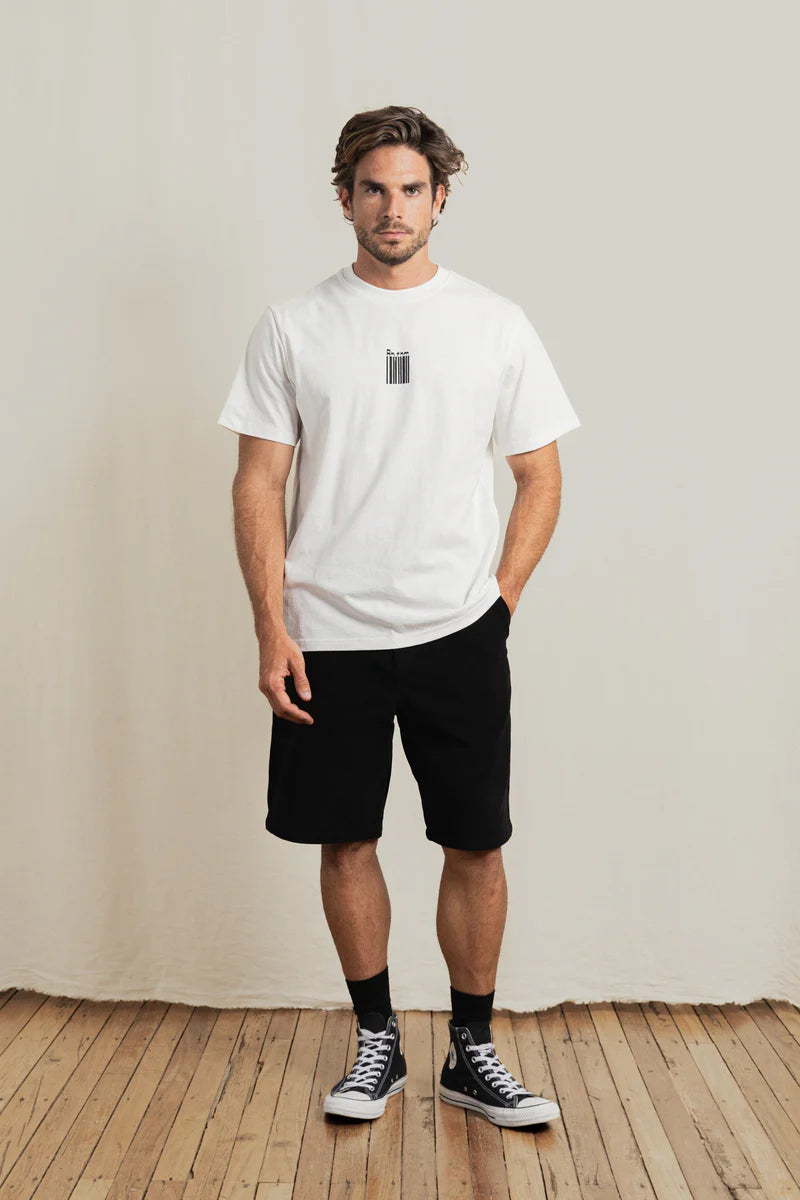 T-Shirt Coded Vintage Blanc Rhythm