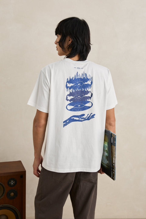 Rhythm Phasers Graphic White T-Shirt