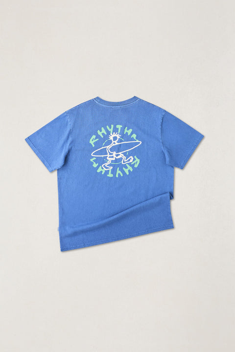 T-Shirt Jaunt Vintage Bleu Cobalt Rhythm