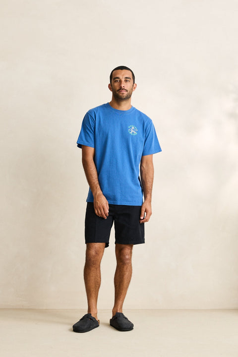 T-Shirt Jaunt Vintage Bleu Cobalt Rhythm