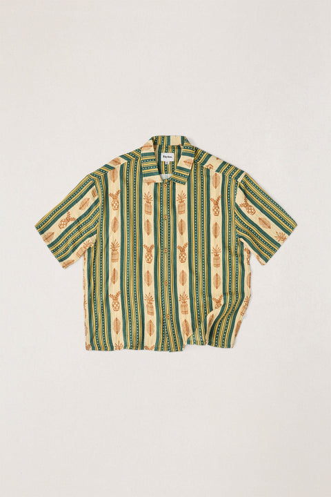 Rhythm Propagate Beige & Green Shirt