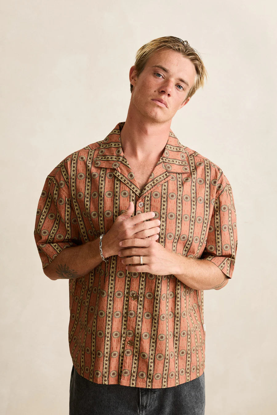 Chemise Towner SS Argile Rhythm