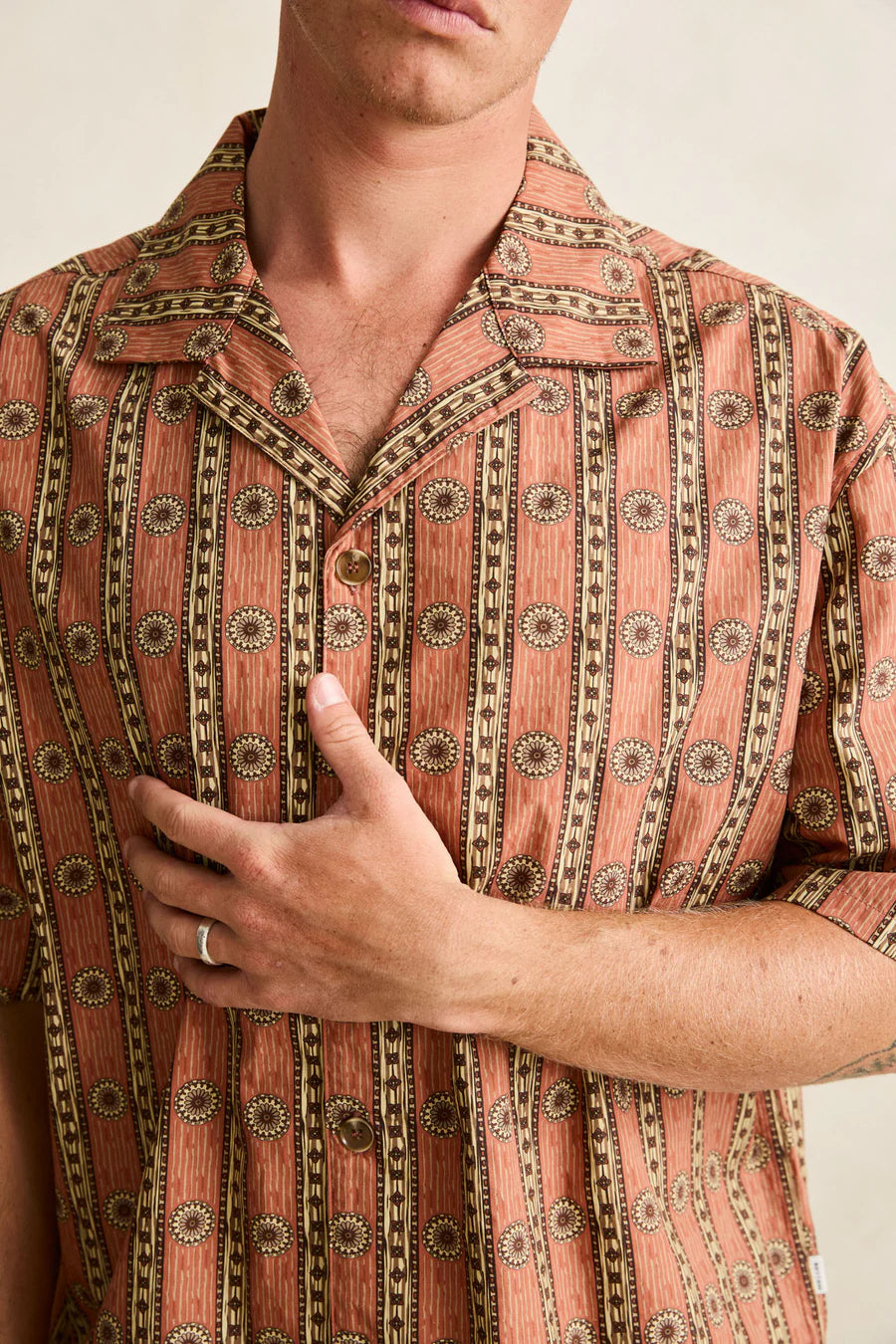 Chemise Towner SS Argile Rhythm