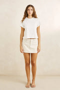 White Bennie Pointelle Top Rhythm