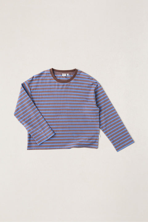 Haut Porto Stripe Brun & Bleu Rhythm