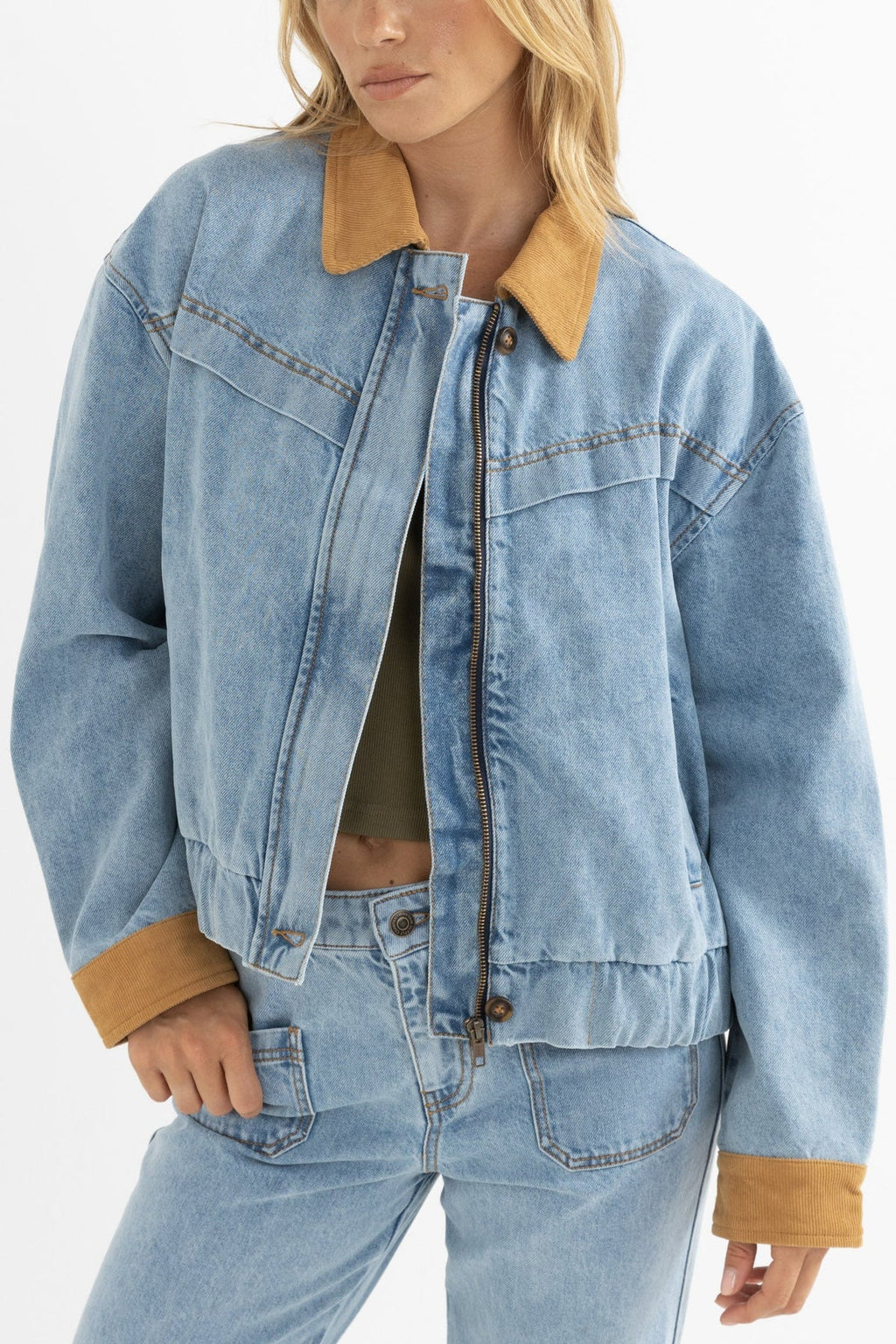 Jacket Mila Insulated Denim Rhythm