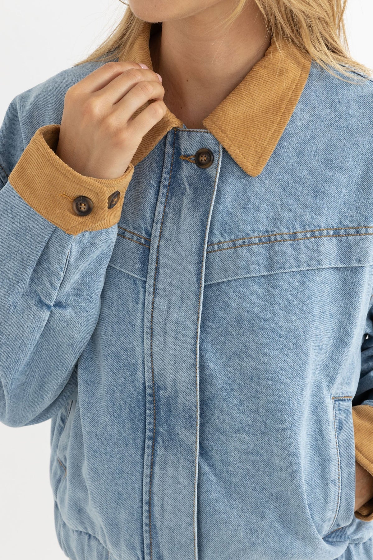 Jacket Mila Insulated Denim Rhythm
