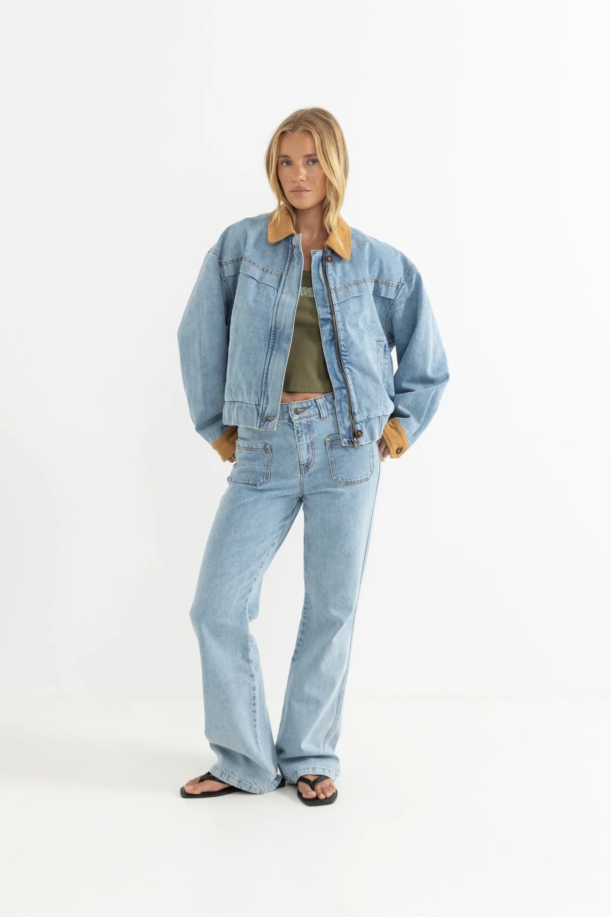 Jacket Mila Insulated Denim Rhythm